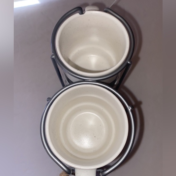 Hot Water 6pc Black and White Espresso Mug Set - Picture 2 of 11